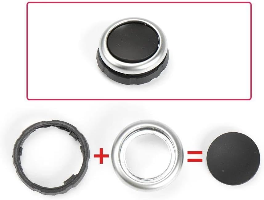 Rear Air Conditioner Rotation Climate Control Knob Button Cover for F15 F16 X5 X6 2014-2019 Air Conditioning Knob