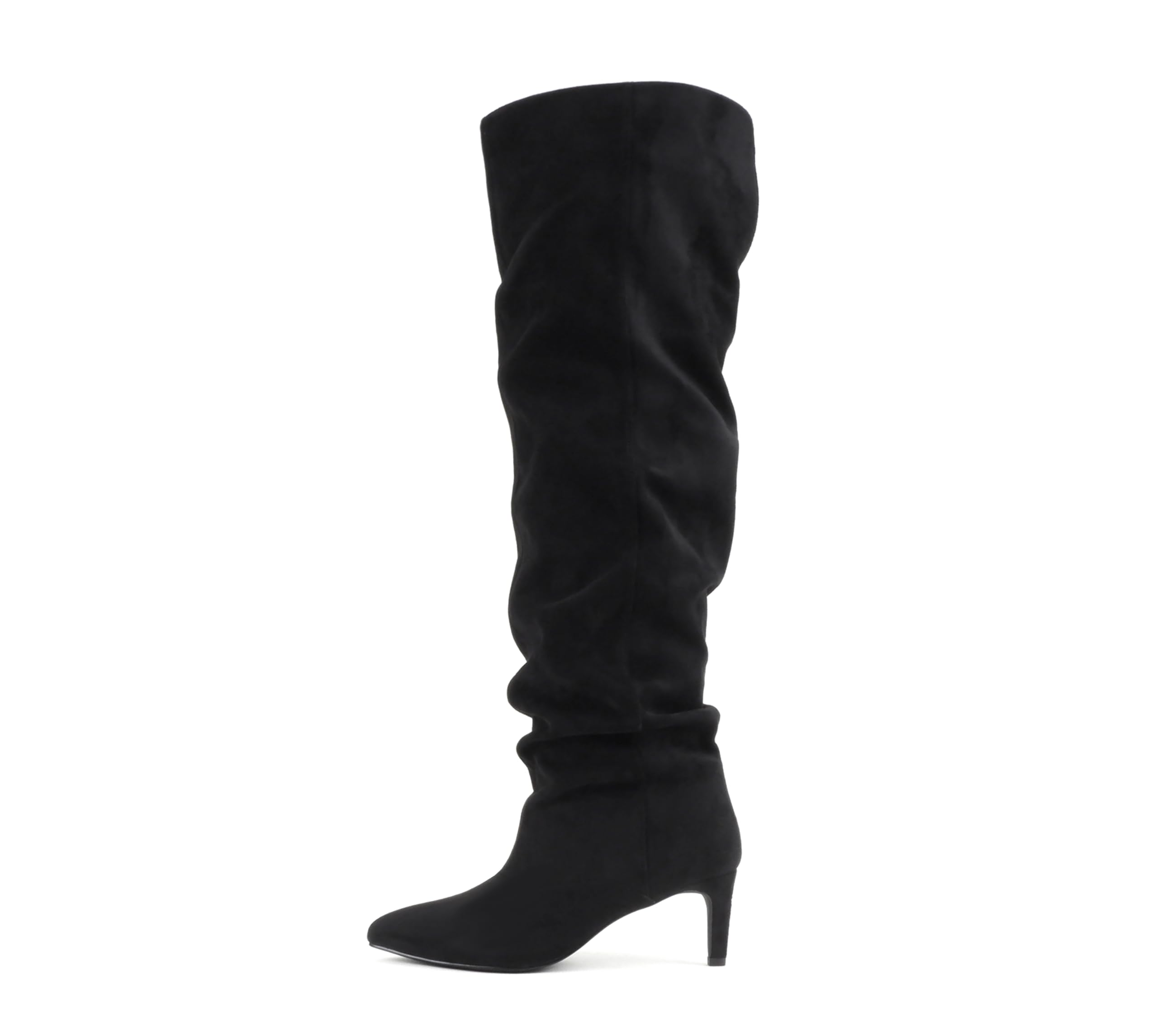 Soda Hannah - Women Pointed Toe Slouchy Over-the-Knee Boot