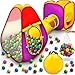 Produktbild KIDUKU® 3-teiliges Bällebad Spielzelt Babyzelt + Krabbeltunnel + 200 Bälle + Tasche für drinnen und draußen