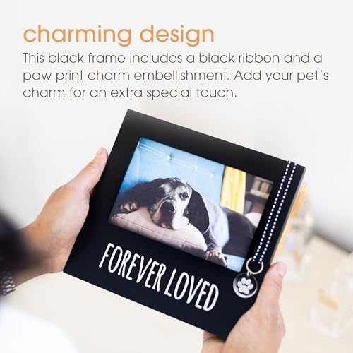 image for Pearhead Forever Loved Pet Keepsake Picture Frame, Photo Frame for Pet