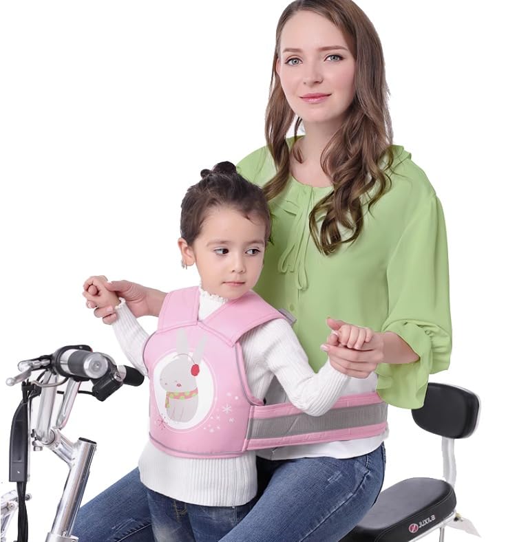 Infantso 2 wheeler Safety Belt with Adjustable Baby Carrier For Kids, Baby, Toddlers for Bike & Scooty - Safety Harness Seat Belt