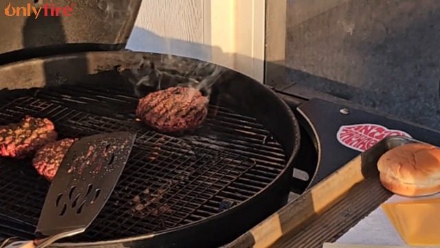 Slow And Sear For Weber Grill 22 Onlyfire Stainless Steel Charcoal