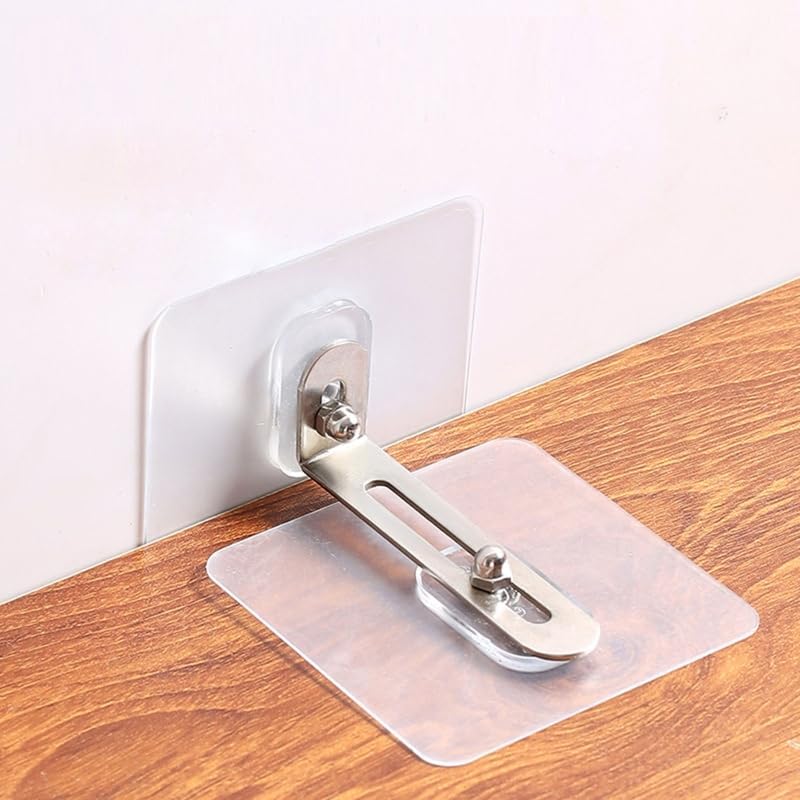 5Pcs Self-Adhesive Furniture Wall Anchors Furniture Straps Anti-tip Prevention Device for Protecting Baby Pet - (Length: large)