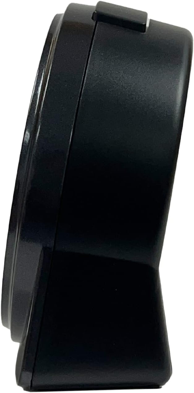 Seiko Marui Bedroom Alarm Clock, Metallic Black