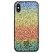 Produktbild TEJIA Regenbogen-Handy-Shell-Female-Telefon-Kasten mit Strass Rugged und Gradient Funkelnde Soft Shell Anti-Fall-Non-Slip für Xs Max 11 Pro P30 Anmerkung 10 R17 X27,B,VIVO NEX3