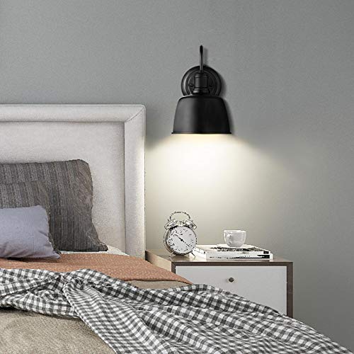 Ic Instant Coach Black Gooseneck Barn Wall Light Wall Sconce Lighting Industrial Retro Farmhouse E26 Wall Lamp Led Porch Light For Kitchen, Foyer,Bedroom,Warehouse, Dining Room, Restaurant (2 Lights) #TOP7