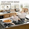 JEETEE 23pcs Pots and Pans Set Non Stick, White Cookware Sets for Kitchen, w/Frying Pans, Saucepans, Sauté & Griddle & Crepe Pan, Induction Cooking Pots (PFOA/PFAS Free) #5