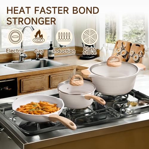 45% Off JEETEE 23pc Nonstick Cookware Set, Premium Kitchen Set - Image 7