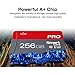 256GB Micro Memory Cards Class 10 TF Card with Adapter Class 10 High Speed Mini Memory Card for Smartphones/Camera/Tablet 2-Pack