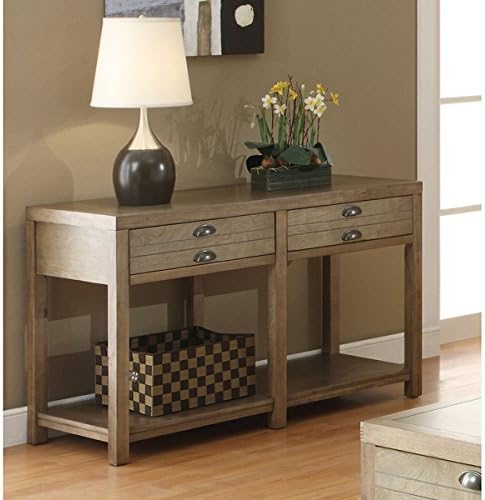 Coaster Brown Drift Wood Sofa Table