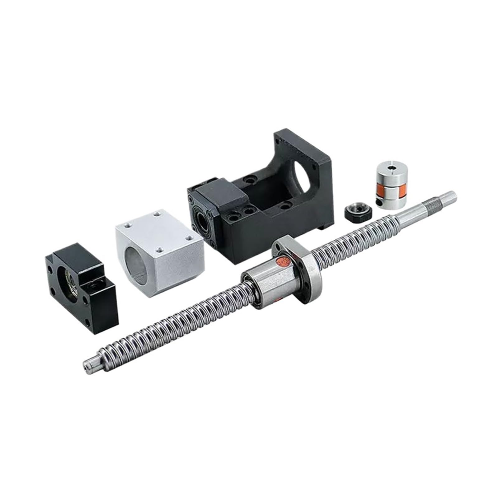Guida Lineare Manuale A Vite A Sfere - Corsa 200 Mm, Alta Precisione (0.05mm), Per Attrezzature CNC E Laboratori
