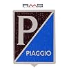 Emblème Piaggio Alt pour Vespa Sprint/VBA Vbb, etc. – Aluminium, Autocollant 34 x 47 mm