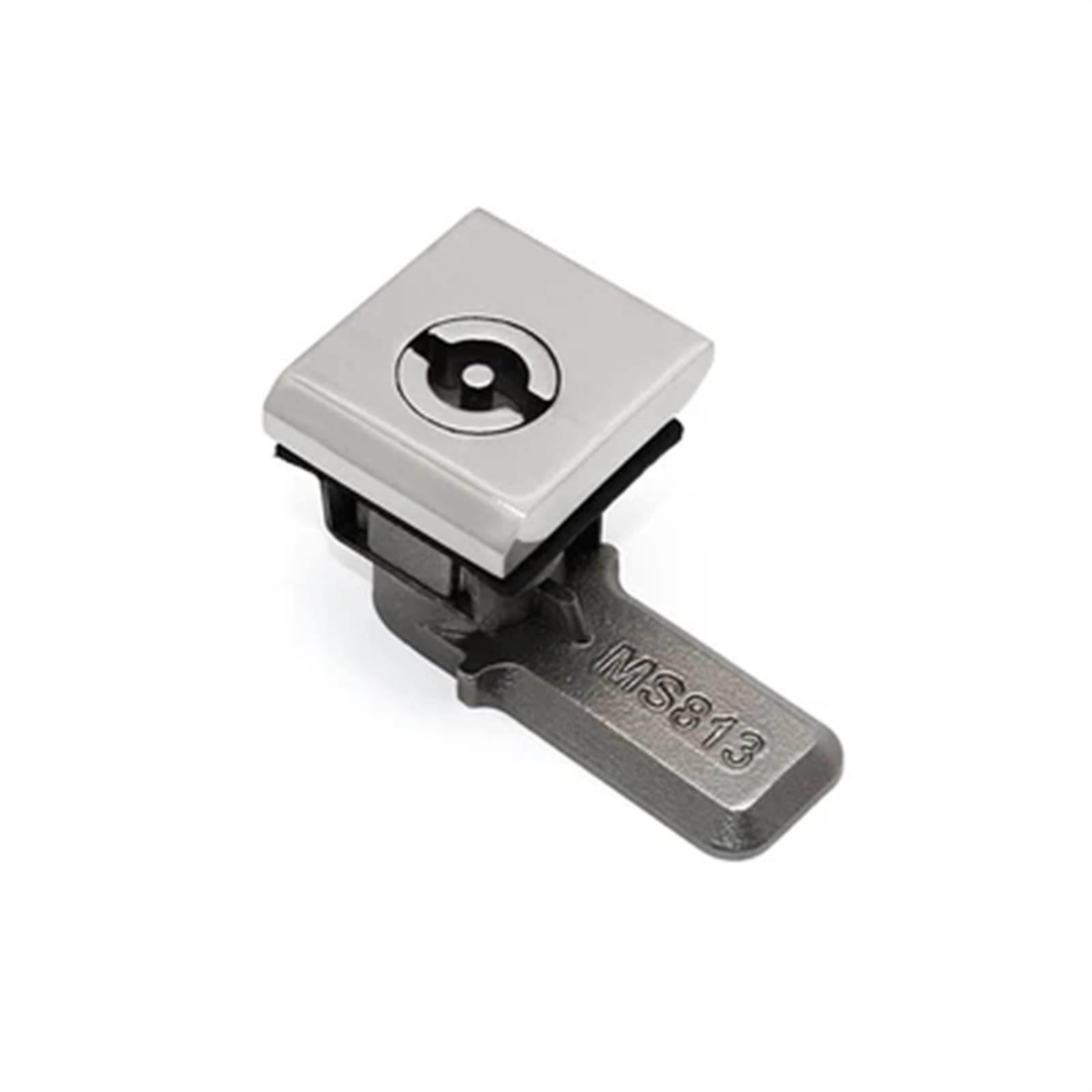 WPOIYHGBY Square Stainless Steel Distribution Box Cinet Door Lock MS813 Electric Switch Appliance Control 1Pcs(Stainless steel lock)