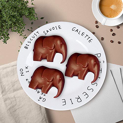 12 Cavities Elefante Chocolate Doce Molde de Silicone Goma Gordura Bomba Molde Resina Argila Mini Sa