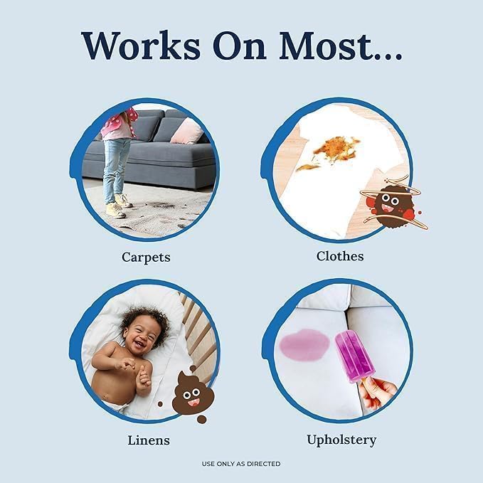Image of Miss Mouth's Messy Eater Stain Treater Spray for Baby Clothes & Fabric | Instant Stain Remover for Food, Milk, Fruit, Juice, Sauce | Safe on Bibs, Kids Clothing & Washable Fabrics | 120ml (PACK OF 1)