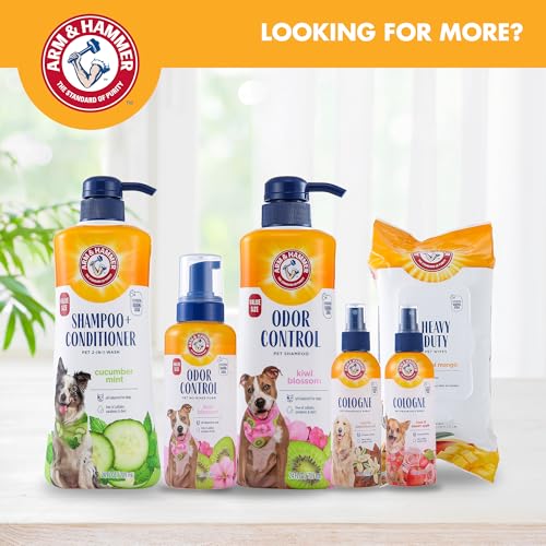 Arm & Hammer for Pets Dog Cologne and Fragrance Spray, Baking Soda, Vanilla Sandalwood Scent, Deodorizing Dog Perfume for Between-Bath Freshening, Paraben Free, 6 Fl Oz