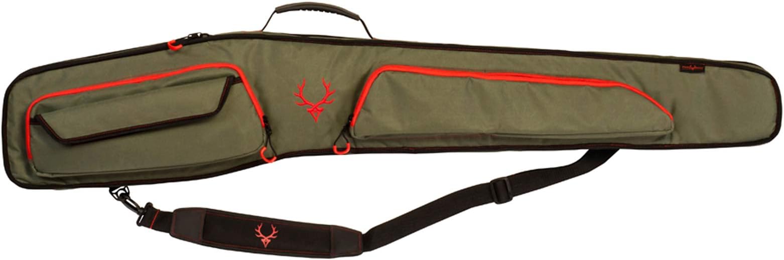 Evolution Outdoor 44333 Trigger Series Shotgun Case– 52 in., Green, Hunting Firearm Holder with Adjustable Padded Shoulder Straps, Fleece Lining