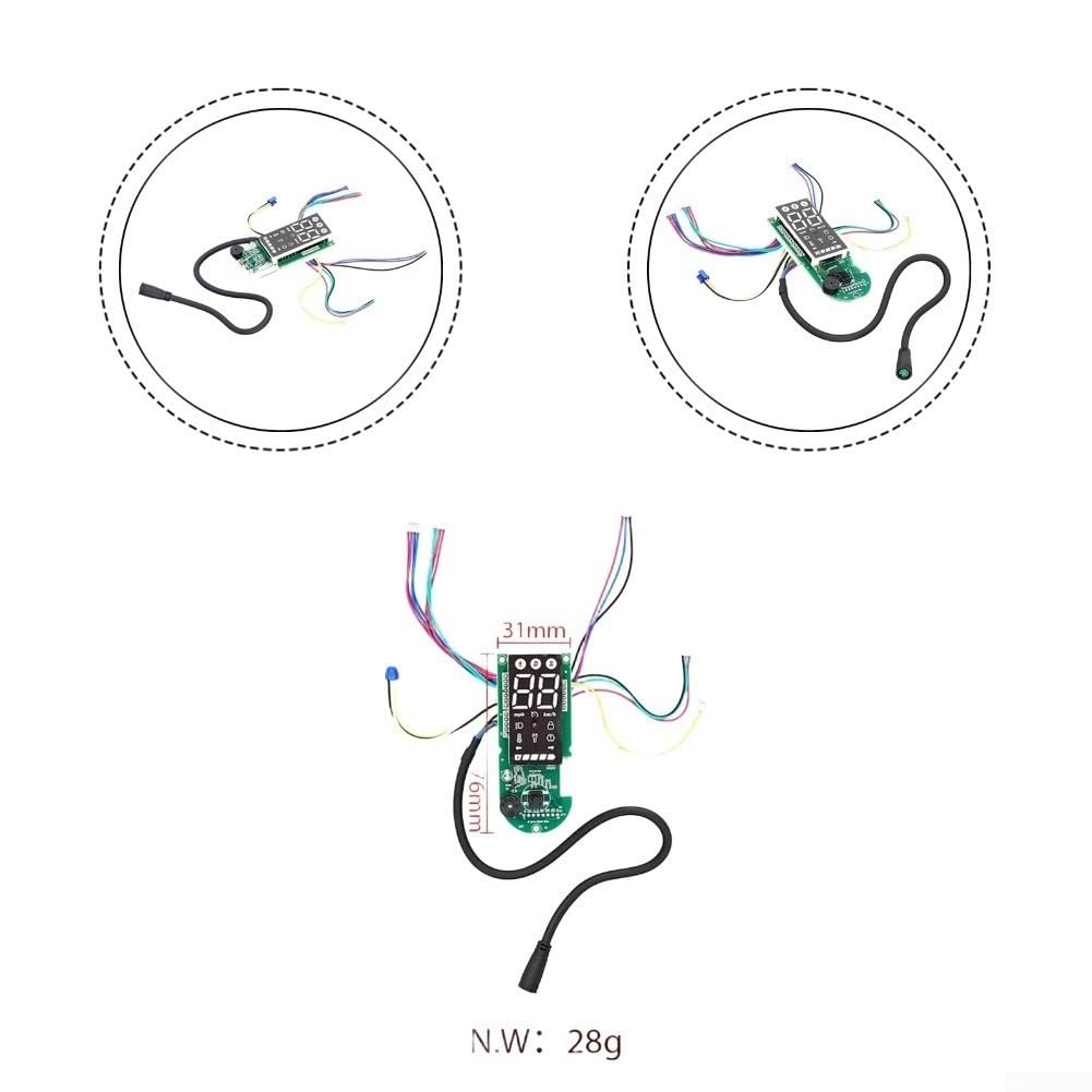 Repuesto para pantalla digital Dashboard Control Mainboard para Xiaomi Electric Scooter 4 Pro 2ª Generación Accesorio