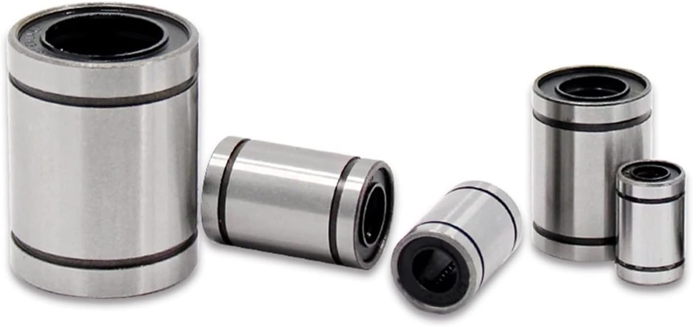 LANGshaw 10pcs Linear Ball Bearings Shaft Ball Bushings LM12LUU LM10LUU LM6UU LM8UU LM10UU LM12UU LM20UU LMS8UU CNC for 3D Printer (Color : 10PCS, Size : LMS8UU (8x15x17))