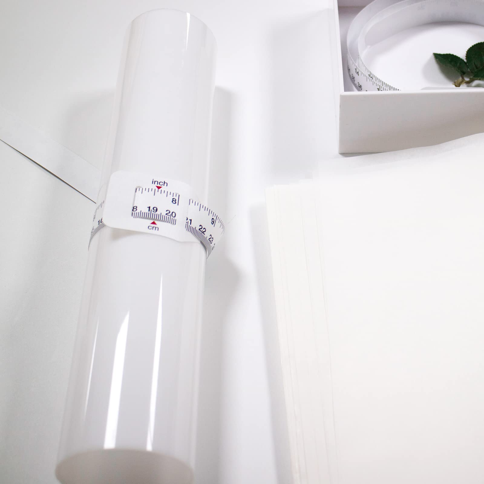 2 Stück Umfangsmessband Für Sublimation & Körpermaße – 30 Cm & 66 Cm, Kunststoff, Wasserdicht, Mit Imperialen & Metrischen Einheiten