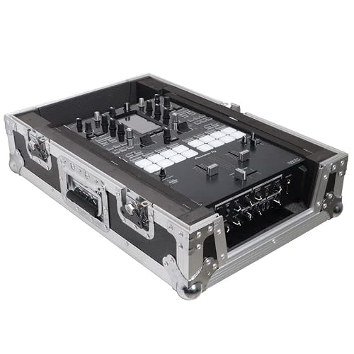 Prox Universal Flight Case For Dj Mixers Fits Pioneer Djm S11 / Rane 70/72 Mk2 - High-Density Protective Foam For Interior Support - Protective Finish On Laminated 3/8" Plywood - Xs-M11 #TOP3