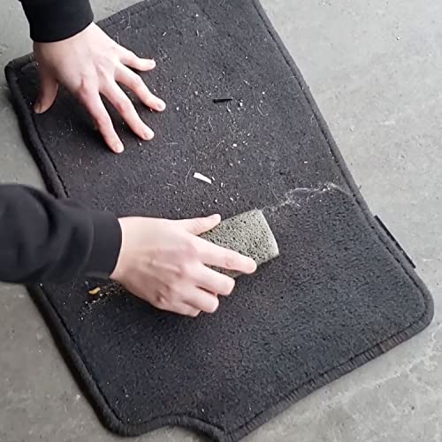 Fur-Zoff Pet Hair Removal Tool For Carpet, Car, Rugs, Bedding, Clothing, Cat And Dog Hair Removal, Automotive Interior Detailing,Gray #TOP5