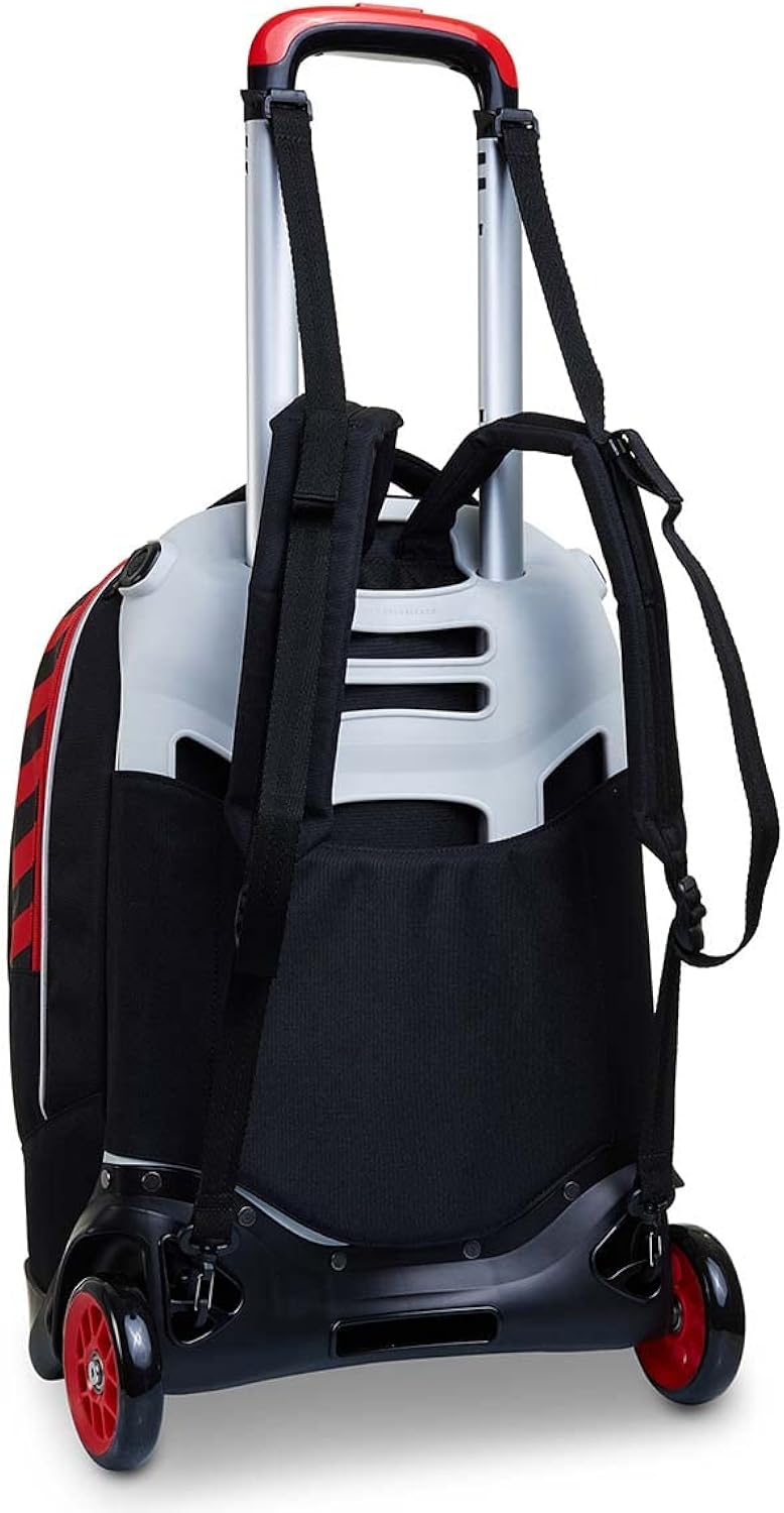 Milan Trolley Jack 2wd, Zaino Unisex - Bambini e ragazzi, Nero (Nero - Rosso), Taglia Unica Milan Trolley Jack 2wd, Zaino Unisex - Bambini e ragazzi, Nero (Nero - Rosso), Taglia Unica