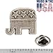 Republican Elephant Pin, Pewter, A1030MP, 7/8”, Mini Lapel Pins, 100% Handmade in the USA, Political, GOP, United States of America, Metal, Brooch, Hat Pin, Gift, Over 50 Patriotic designs.