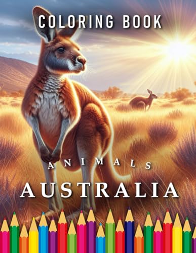Australia Coloring Book: For Adults & Children (Countries & places | Coloring Books)