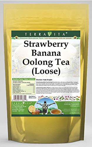 Té Oolong de fresa y plátano (suelto) (8 oz, ZIN 537923) - Paquete de 3