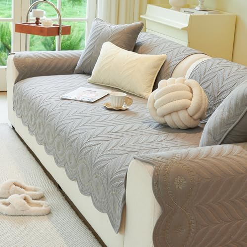 �􂦂�Z�N�V���i���X���b�v�J�o�[ �_�炩���R�b�g�� ����~�ߕt�� �̂��� L���^�\�t�@�J�o�[ 1-4�N�b�V�����p gray 90*240cm/35.43*94.49in