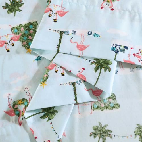 Image of Tommy Bahama - Holiday Queen Cotton Percale Sheet Set with Pillowcases