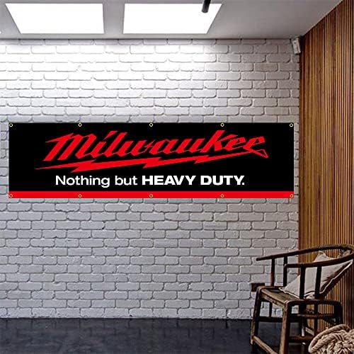 "Unleash the Ultimate Toughness with Milwaukee Tools Heavy Duty Banner Flag!" 5 51dJQS6NJXL. AC