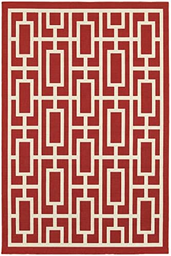 Oriental Weavers Meridian Area Rug, 8' x 11', Red/Ivory