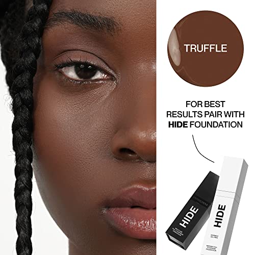 Hide Premium Liquid Multi-Use Concealer, See Shade Finder Below For Perfect Match, Large Bottle 0.5 Fl. Oz. - Full Coverage Concealer Makeup For Acne Dark Spots Dark Circles Hyperpigmentation And Blemishes Oil Free Concealer, Color For All Skin Types (Truffle) #TOP5