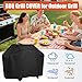 iCOVER Grill Cover 65 inch, BBQ Grill Cover for Outdoor Grill, 600D Heavy Duty Waterproof BBQ Cover, Anti-UV and Rip-Proof Barbecue Cover, Gas Grill Cover for Weber, Char-Broil, Nexgrill, etc