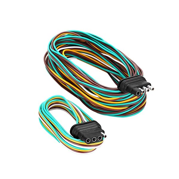 Trailer Wiring Harness Kit, VINAUO Trailer Wiring Kit, 4 Pin Trailer