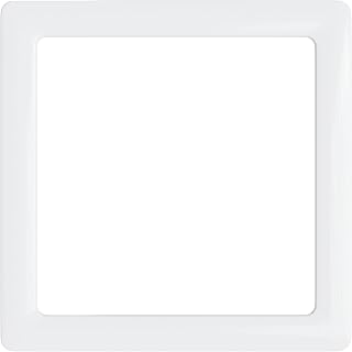 KastLite Custom Sized Goof Ring (Square) in Solid White | .080" Thick Acrylic Trim Ring for Recessed Downlights | Covers Holes in Ceilings | Custom OD and ID Measurements | 1 Pack