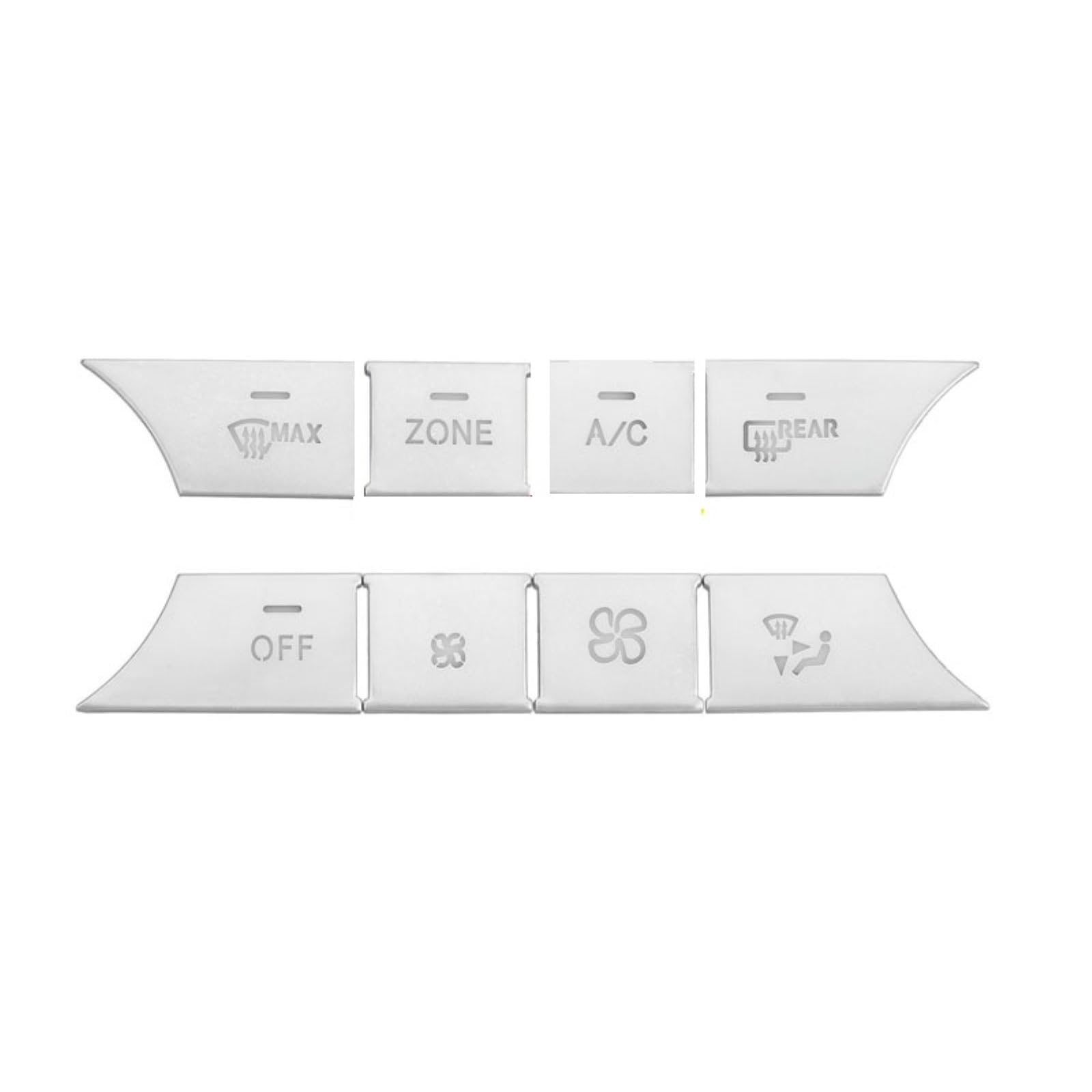 Wsbojxth Zone Mode Repair Patch Compatible With Benz Gle Sl M Ml Gl Cls For For Amg C Glk Car Ac Dash Buttons Cover Media Volume Buttons Cover Stickers(Zone Mode)