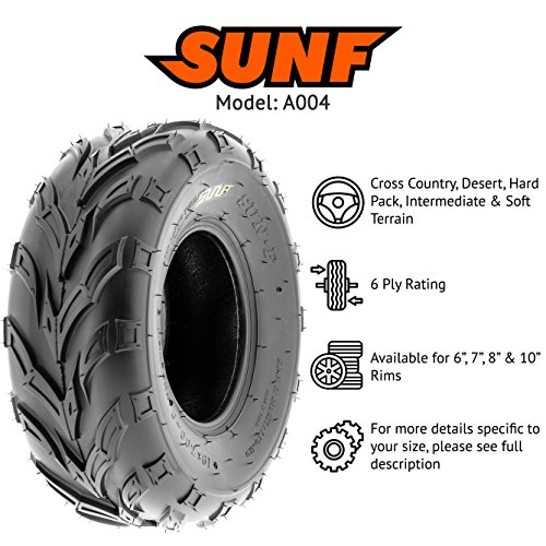 Sunf 16X7-8 Atv Utv Muddy Sandy Tire 16X7X8 Mud Sand 6 Pr A004 - Pair Of 2 #TOP1