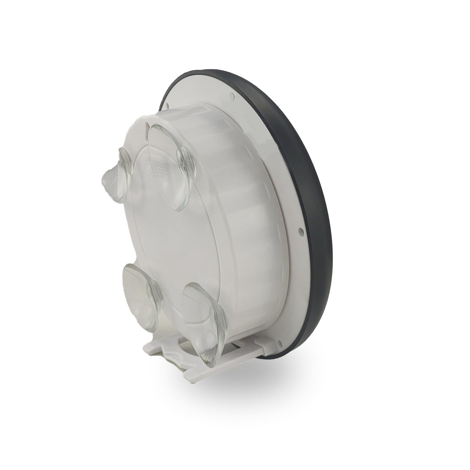 Orologio da Doccia Silenzioso, Impermeabile, Senza Tic, Funzionante a Batteria, con Supporto Pieghevole con Foro per Gancio e Ventosa in PVC per Bagno Camera da Letto