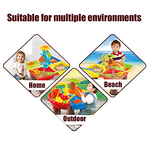 image for Sand Water Table for Toddlers - Water Play Table for Kids Outdoor and 