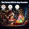 16-Inch Rechargeable Doodle Glow LED Note Board, 7-Color Light Modes, Neon Art Dry Erase Light Up Drawing Pad with Built-in Stand, Sketching Gift Toy for Kids/Girls/Teens, 5 Markers & Tracing Book #1