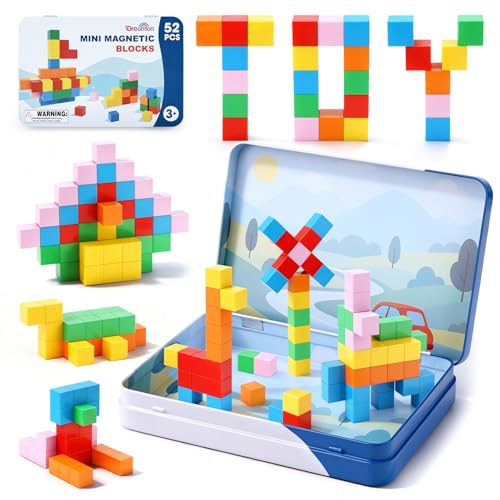 Dreamon Bloc de Construction Magnetique Enfant 52PCS...