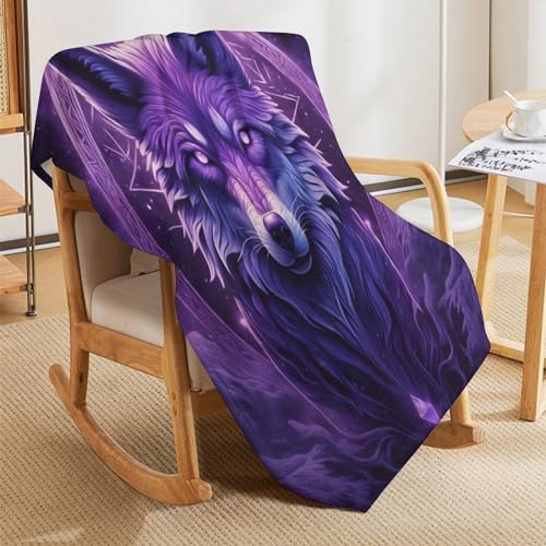 Couverture loup douce toutes saisons pour des nuits sereines - 7