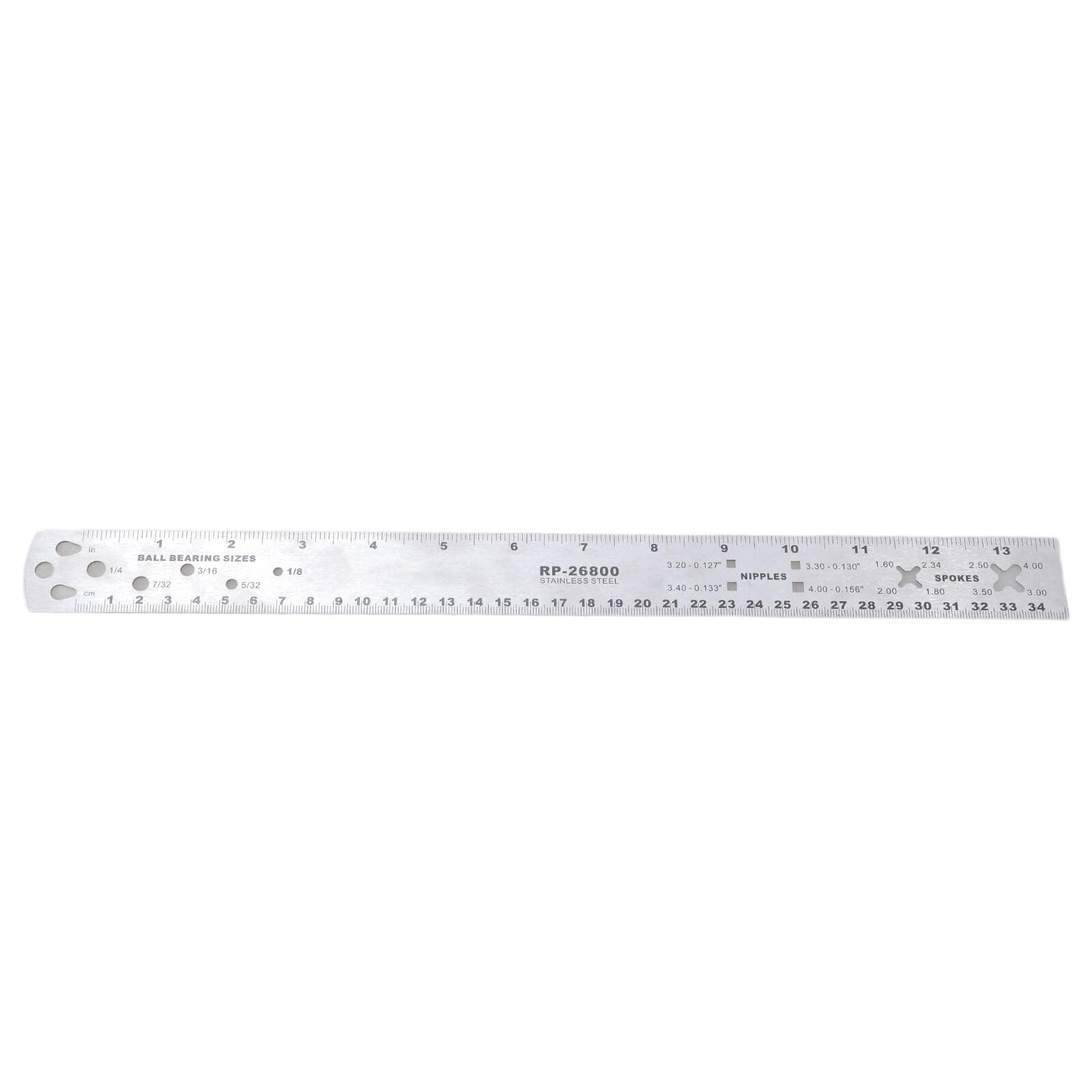 34cm Professional Bike Wheel Truing Gauges Steel Spokes Length Measurer Wheel Repair Gauges for 13 Inch Hub Alignment Bike Spokes Length Calculator