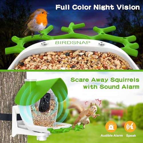 image for birdsnap® MON - Bird Feeder with Camera, 2K Detachable Camera Bird Ho
