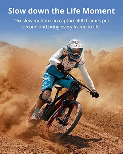 AKASO Brave 8 aksiyon kamerası, 4K60 FPS 48 MP WiFi su altı kamerası, SuperSmooth sabitleme, dokunmatik ekran, 150° geniş açı, 60 m su geçirmez kamera, 8 x zoom, 16 x Slo-mo, 2 x 1550 mAh pil - Görsel 7