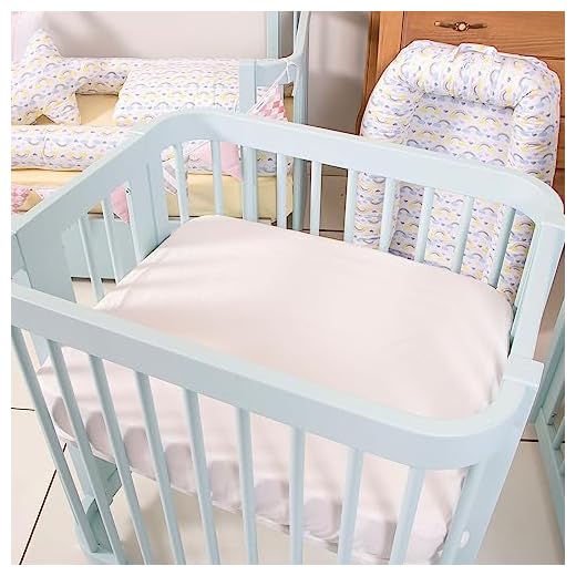 Lençol para Mini Berço 1 Peça c/ Elástico Percal Marfim, Biramar Baby, Marfim