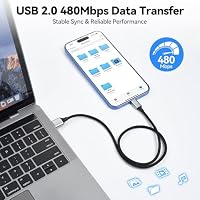 aceyoon USB auf USB C Kabel Kurz 50cm, 4 Stück USB C Kabel Kompatibel mit Powerbanks, USB 2.0 Nylon Geflochtenes Ladekabel für Galaxy S24/S23/S22, für Huawei, für Google Pixel, für OnePlus – Ansicht 3
